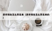 派币钱包怎么弄出来（派币钱包怎么弄出来的）