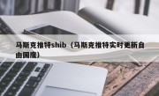 马斯克推特shib（马斯克推特实时更新自由国度）