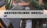 调用支付宝支付接口要钱吗（调用支付jsapi）