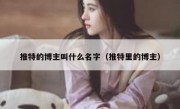 推特的博主叫什么名字（推特里的博主）