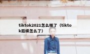 tiktok2021怎么样了（tiktok后续怎么了）