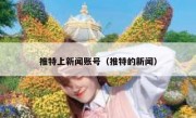 推特上新闻账号（推特的新闻）