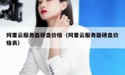 阿里云服务器硬盘价格（阿里云服务器硬盘价格表）