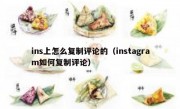 ins上怎么复制评论的（instagram如何复制评论）
