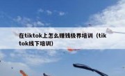 在tiktok上怎么赚钱极界培训（tiktok线下培训）