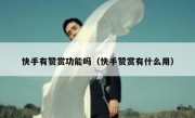 快手有赞赏功能吗（快手赞赏有什么用）