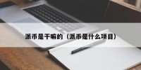 派币是干嘛的（派币是什么项目）