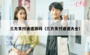 三方支付通道源码（三方支付通道大全）