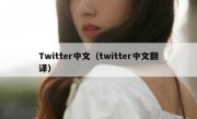 Twitter中文（twitter中文翻译）