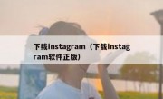 下载instagram（下载instagram软件正版）