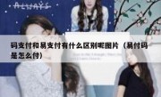 码支付和易支付有什么区别呢图片（易付码 是怎么付）