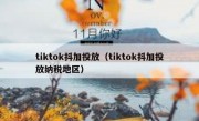 tiktok抖加投放（tiktok抖加投放纳税地区）