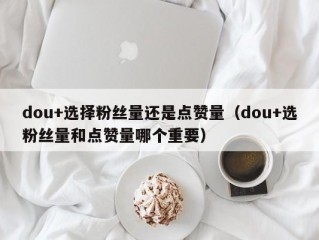 dou+选择粉丝量还是点赞量（dou+选粉丝量和点赞量哪个重要）