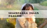 tiktok为什么这么火（tiktok为什么这么厉害）
