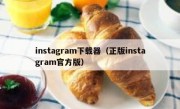 instagram下载器（正版instagram官方版）