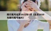 限行尾号北京2022年1月（北京2020年限行尾号图片）