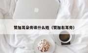 赞加耳朵旁读什么姓（赞加右耳旁）
