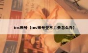 ins账号（ins账号登不上去怎么办）