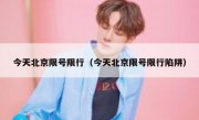 今天北京限号限行（今天北京限号限行陷阱）