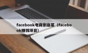 facebook电商割韭菜（facebook赚钱项目）