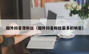 国外抖音涨粉丝（国外抖音粉丝最多的明星）