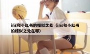 ins和小红书的相似之处（ins和小红书的相似之处在哪）