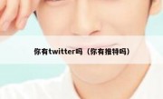 你有twitter吗（你有推特吗）
