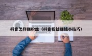 抖音怎样赚粉丝（抖音粉丝赚钱小技巧）