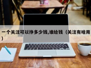 一个关注可以挣多少钱,谁给钱（关注有啥用）