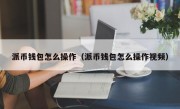 派币钱包怎么操作（派币钱包怎么操作视频）