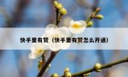 快手里有赞（快手里有赞怎么开通）