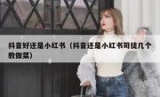 抖音好还是小红书（抖音还是小红书司徒几个教做菜）