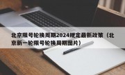 北京限号轮换周期2024规定最新政策（北京新一轮限号轮换周期图片）