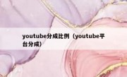 youtube分成比例（youtube平台分成）