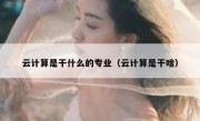 云计算是干什么的专业（云计算是干啥）