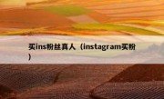 买ins粉丝真人（instagram买粉）