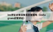 ins评论点赞没有消息提醒吗（instagram点赞评论）