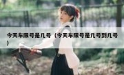 今天车限号是几号（今天车限号是几号到几号）
