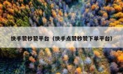 快手赞秒赞平台（快手点赞秒赞下单平台）