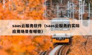 saas云服务软件（saas云服务的实际应用场景有哪些）