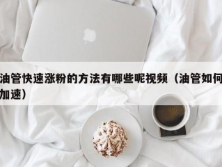 油管快速涨粉的方法有哪些呢视频（油管如何加速）