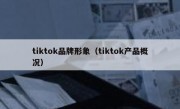 tiktok品牌形象（tiktok产品概况）