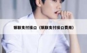 银联支付接口（银联支付接口费用）