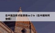 在中国怎样才能使用za lo（在中国如何使用）