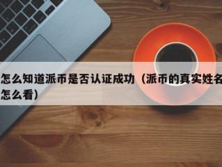 怎么知道派币是否认证成功（派币的真实姓名怎么看）
