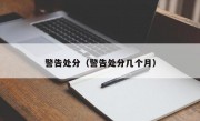 警告处分（警告处分几个月）