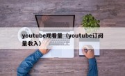 youtube观看量（youtube订阅量收入）