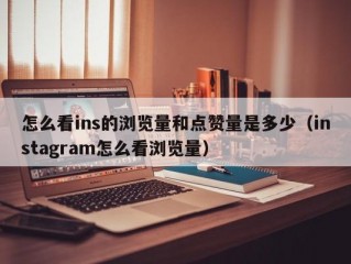 怎么看ins的浏览量和点赞量是多少（instagram怎么看浏览量）