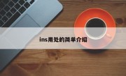 ins用处的简单介绍