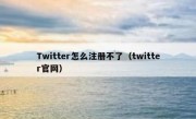 Twitter怎么注册不了（twitter官网）